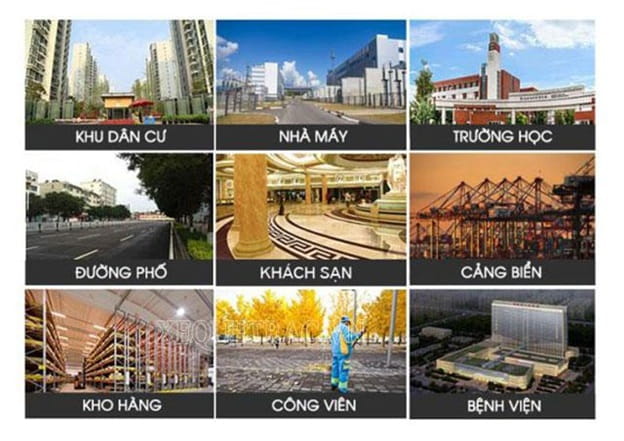 Xe quét rác Lavor sử dụng phổ biến