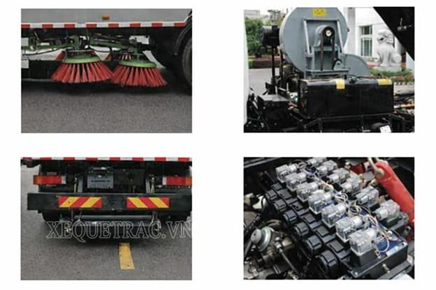 Thiết kế xe quét đường Zoomlion