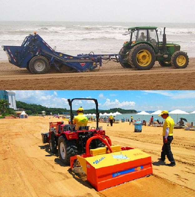 Máy quét rác bãi biển ứng dụng đa dạng